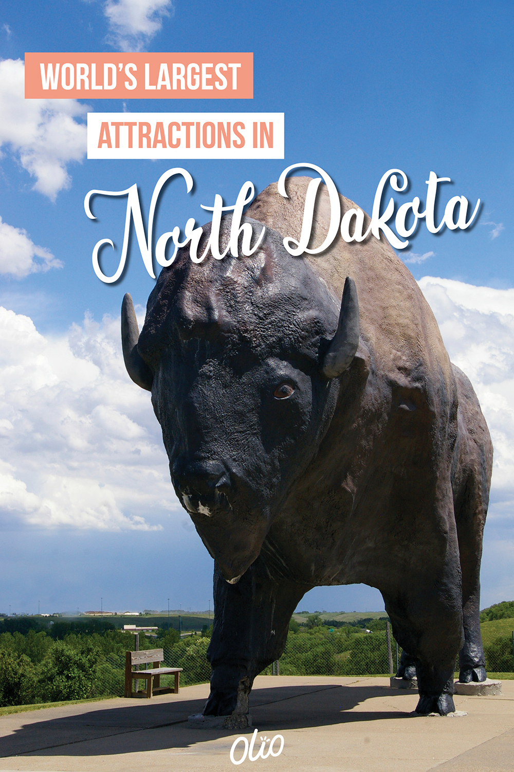 Plan a North Dakota road trip that's larger than life! There's tons of things to do in North Dakota, including stops at many of these large roadside attractions. Pose for funny photos at these "world's largest" things and cross these towering statues off your bucket list! #NorthDakota #WorldsLargest