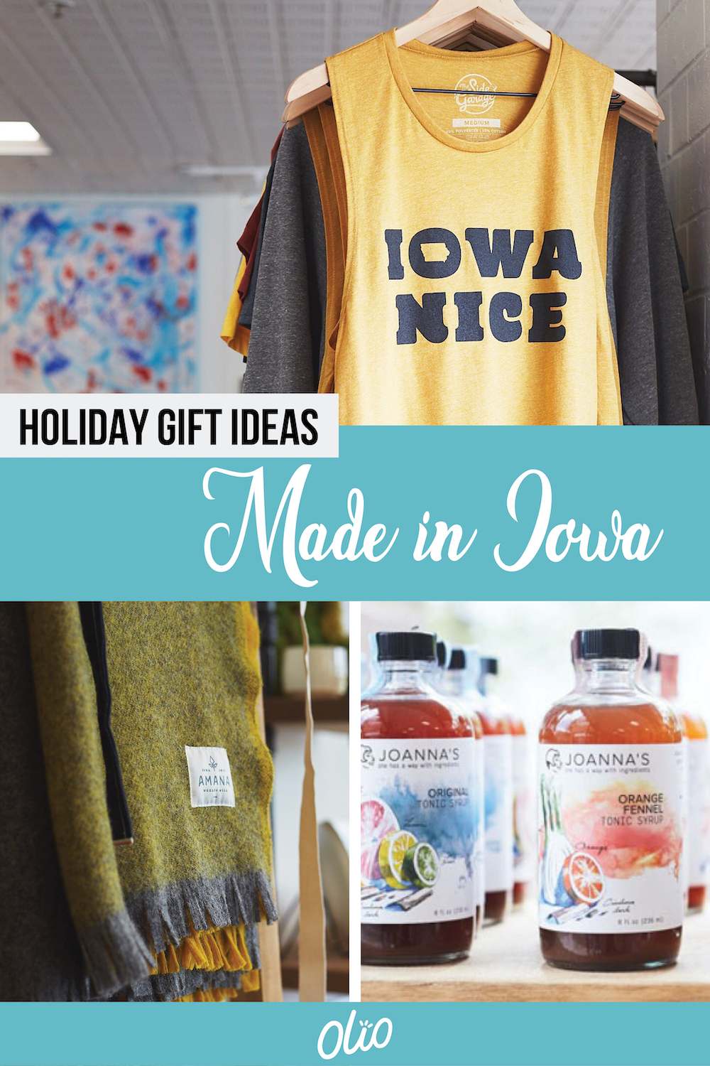 Shop local this season with unique made-in-Iowa gifts! With Travel Iowa's selection of Midwestern gifts there's something for everyone on your holiday list. #Iowa #TravelIowa #MadeInIowa