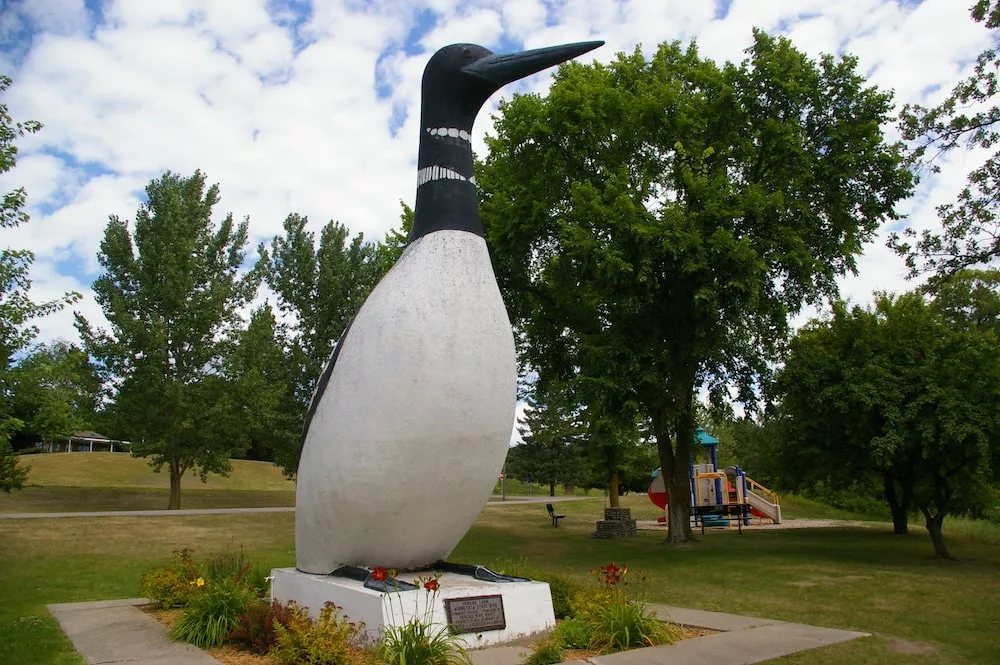 World's Largest Loon in Vergas, Minnesota