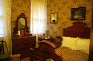 Bedroom in the Ulysses S. Grant home in Galena, Illinois