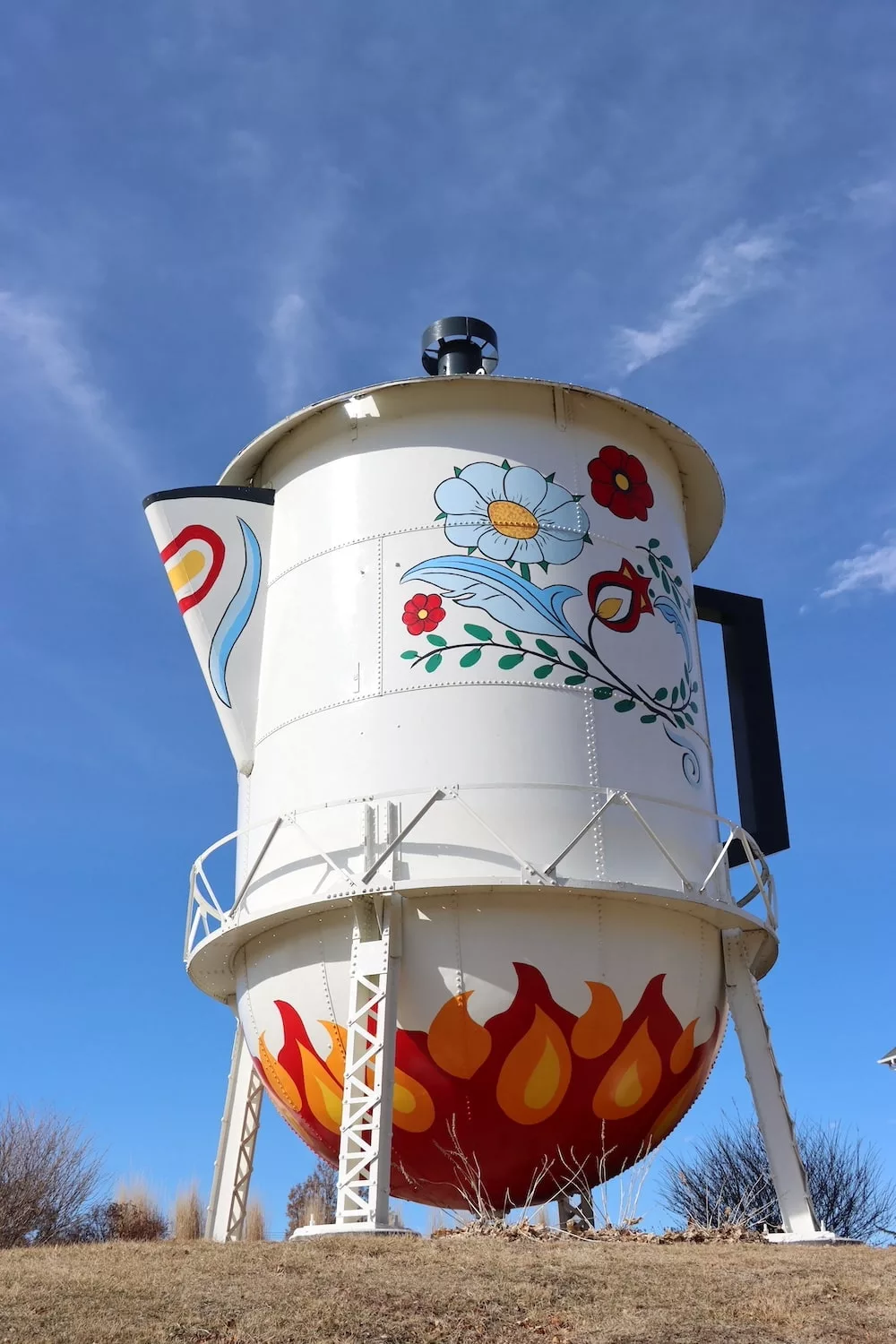 World's Largest Swedish Coffee Pot in Stanton, Iowa