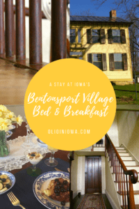 Enjoy a stay at the cozy Bentonsport Village Bed & Breakfast in the quaint southeast Iowa town of Bentonsport!