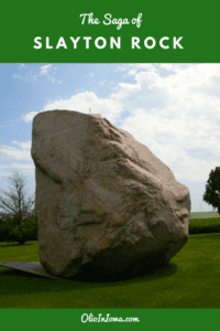 A giant boulder in the middle of Iowa's rolling cornfields? Discover the saga behind the unusual roadside attraction known as Slayton Rock near Casey, Iowa. #Iowa #ThisIsIowa #RoadsideAttraction