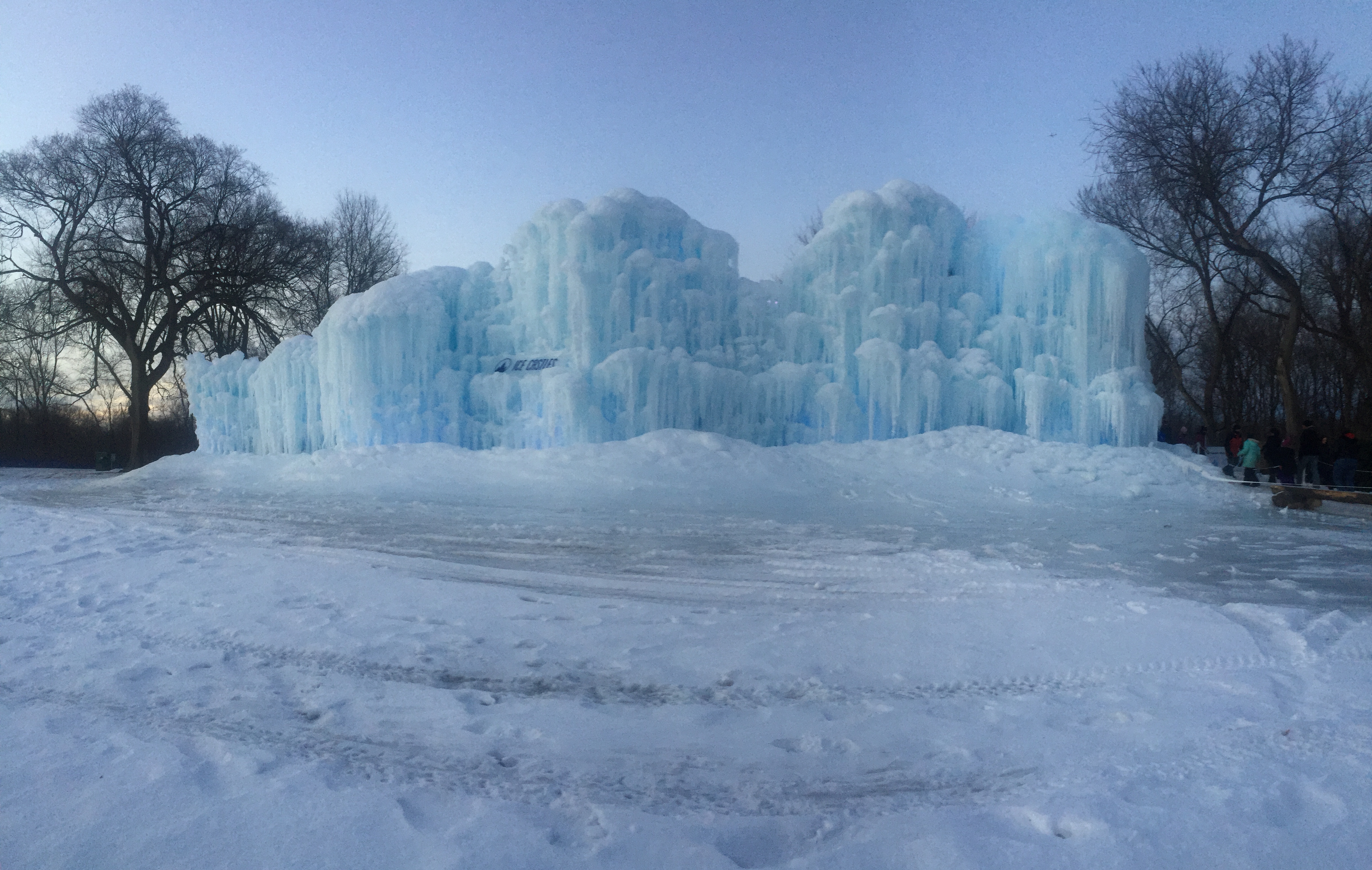 Exterior wall of Ice Castles MN