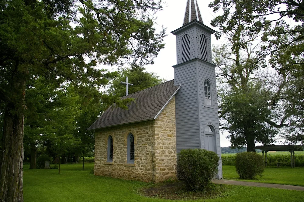 World's Smallest Church in Festina, Iowa