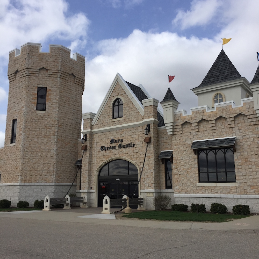 Exterior of Mars Cheese Castle near Kenosha, Wisconsin