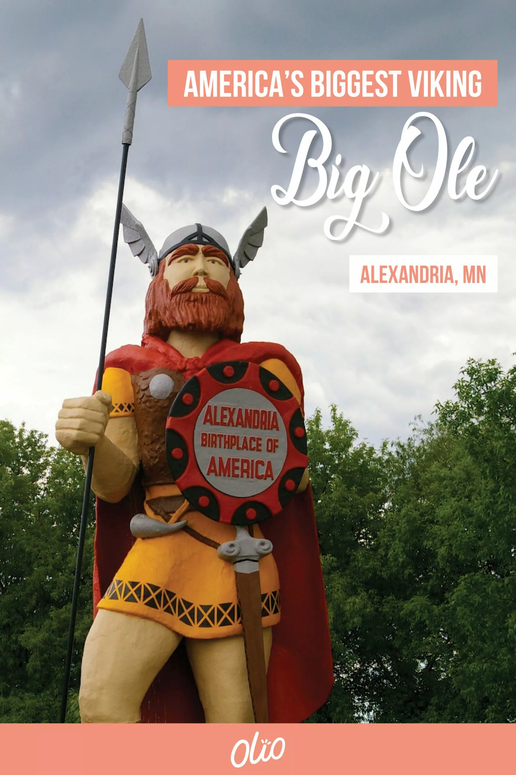 Discover the unique history of Alexandria, Minnesota through Big Ole, America's Biggest Viking! #Minnesota #Alexandria #BigOle