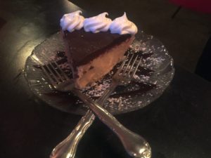 Peanut butter chocolate pie at the Buckhorn Supper Club in Milton, Wisconsin