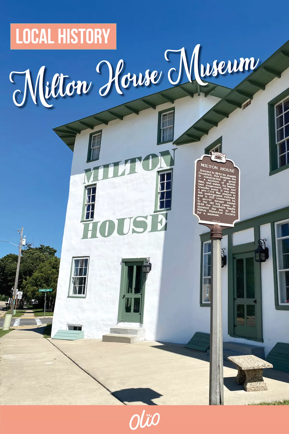 Experience abolitionist history firsthand in Milton, Wisconsin! Spend an afternoon at the Milton House Museum, the last certified Underground Railroad station in Wisconsin, and discover an important piece of American history. #Wisconsin #UndergroundRailroad