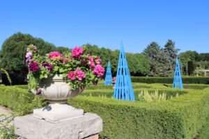 Formal garden at Rotary Botanical Gardens in Janesville, Wisconsin