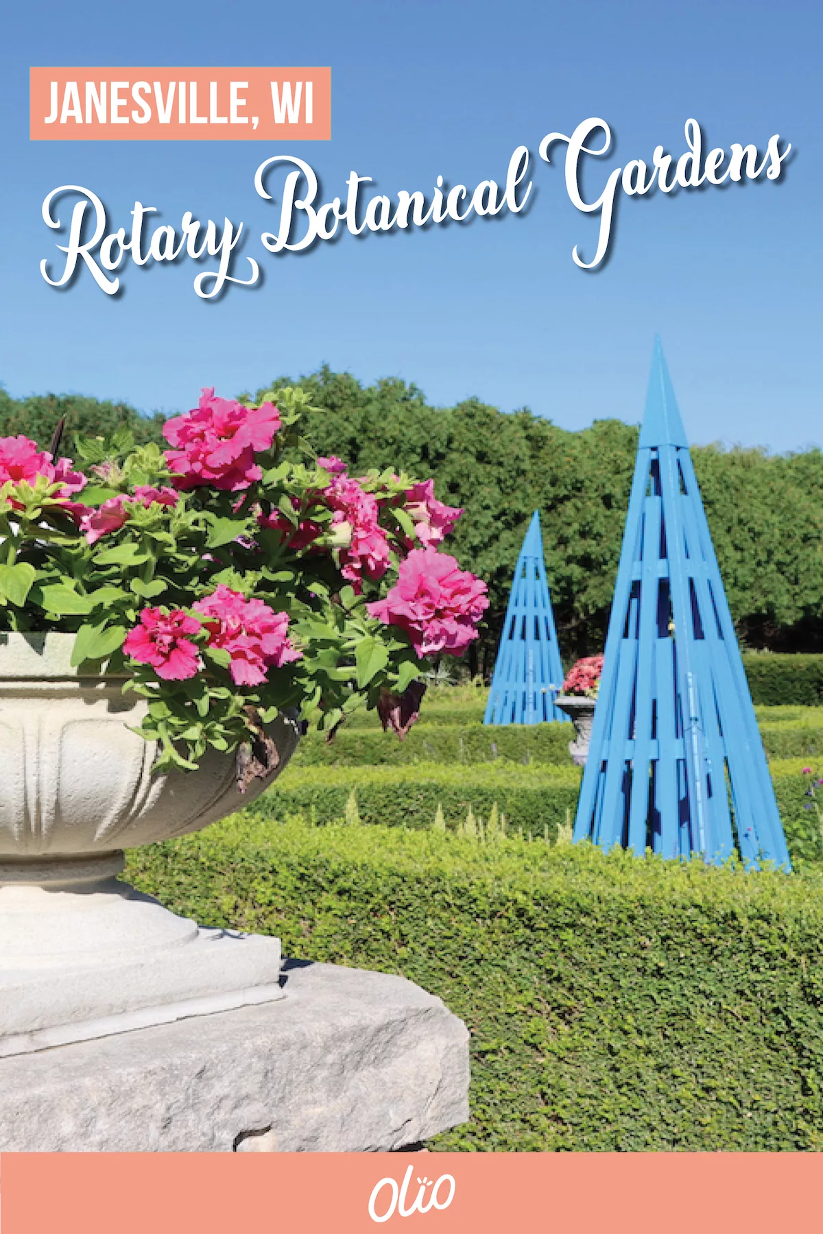 Relax and recharge with an afternoon at the Rotary Botanical Gardens in Janesville, Wisconsin! This 20-acre space features 24 themed gardens and more than 4,000 varieties of beautiful blooms. #Wisconsin
