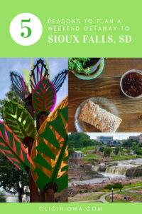 Incredible eateries, amazing outdoor spaces, inspiring public art, and stellar local shops—Sioux Falls, South Dakota has it all! Discover five reasons your next weekend getaway needs to be to Sioux Falls! #SiouxFalls #SouthDakota #Midwest