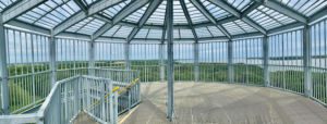 Top of Cordova Park Observation Tower near Lake Red Rock in Knoxville, Iowa