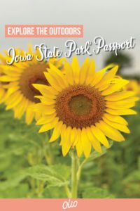 Looking for a way to explore the outdoors this summer? Look no further than the Iowa State Parks Passport program! Find outdoor spaces around the state and check in virtually for the chance to the Grand Prize. Need suggestions of Iowa State Parks to visit? I’ve got you covered! #Iowa #TravelIowa
