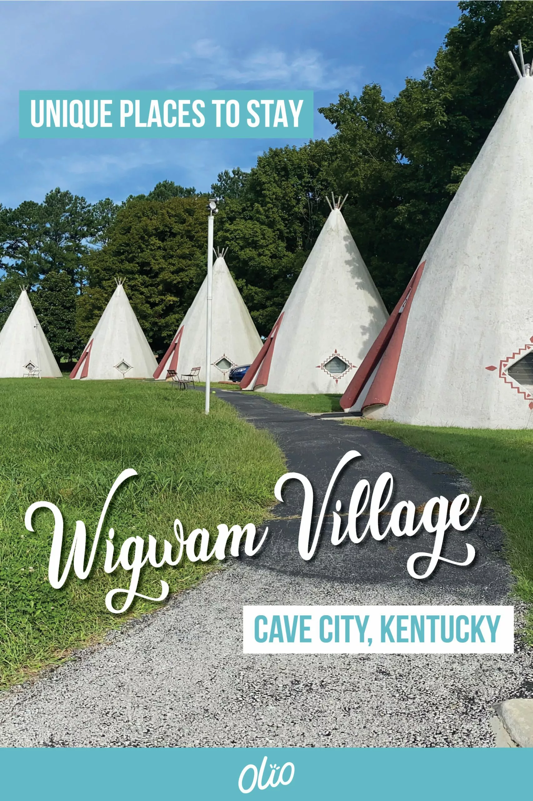 Spend a night in a piece of kitschy roadside history when you stay at the Wigwam Village Inn #2 in Cave City, Kentucky! These historic teepee-shaped rooms were built in the 1930s and still welcome guests year-round. #Kentucky #Americana #RoadsideAmerica