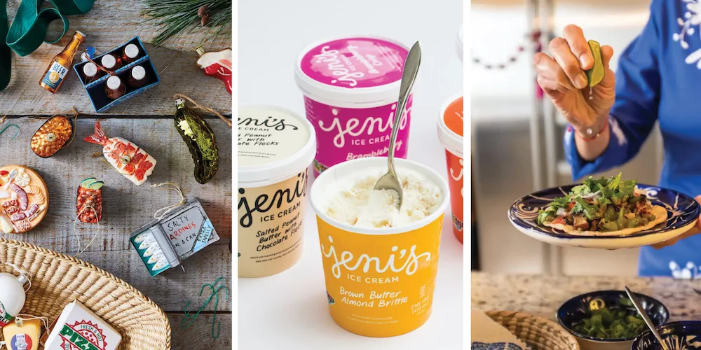 Olio in Iowa's 2020 Holiday Gift Guide: Food-inspired Christmas ornaments, Jeni's Splendid Ice Cream, Airbnb Experiences