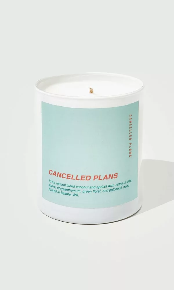 Cancelled Plans candle