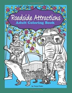 Roadside Attractions Adult Coloring Book book cover