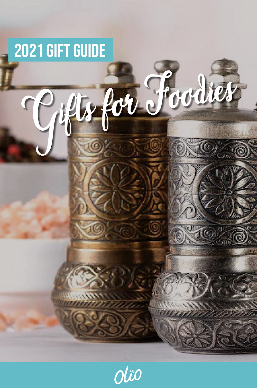 Need an idea for a holiday gift for your favorite lover of good food? These ideas of gifts for foodies include lots of tasty treats as well as kitchen gadgets sure to make their at-home cooking more fun. #giftguide #holidaygiftguide #foodiegifts