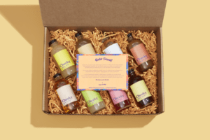 Box of eight bottles of Cheeky cocktail mixers