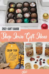 Shop small this holiday season with Shop Iowa! Shop Iowa lets you shop for gifts from businesses around the state all in one place. Discover gifts that are perfect for everyone on your holiday list today! #ad #giftguide #Iowa #ShopIowa #ThisIsIowa