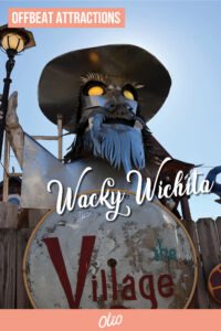 There is no shortage of offbeat attractions in Wichita, Kansas! Whether you're looking for whimsical steampunk art or local history with a wacky backstory, this Kansas city has it all. Don't miss this list of unique things to do on your next visit to Wichita! #Wichita #Kansas #RoadsideAmerica #RoadsideAttractions