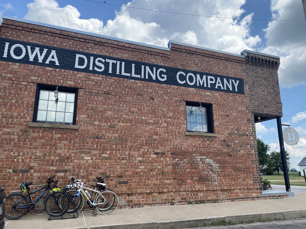 Exterior of Iowa Distilling Company in Cumming, Iowa
