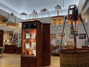 Exhibit at the National Balloon Museum in Indianola, Iowa