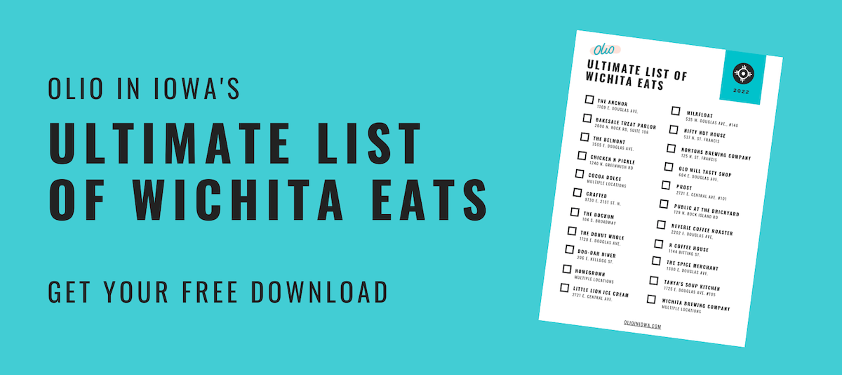 Graphic for checklist of places to eat in Wichita, Kansas