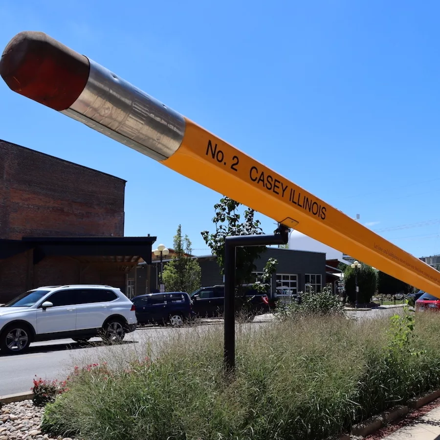 Big Pencil in Casey, Illinois