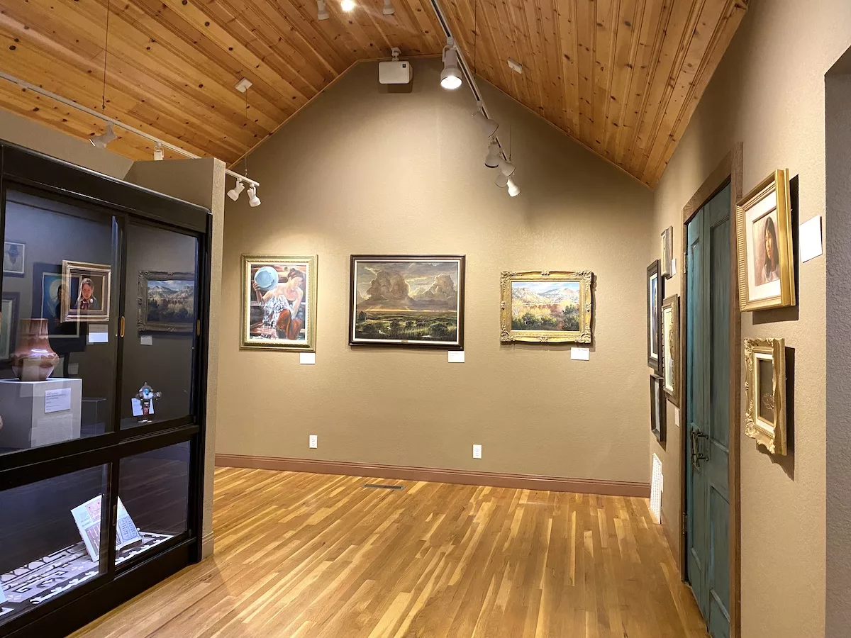 Gallery at the Baker Arts Center in Liberal, Kansas