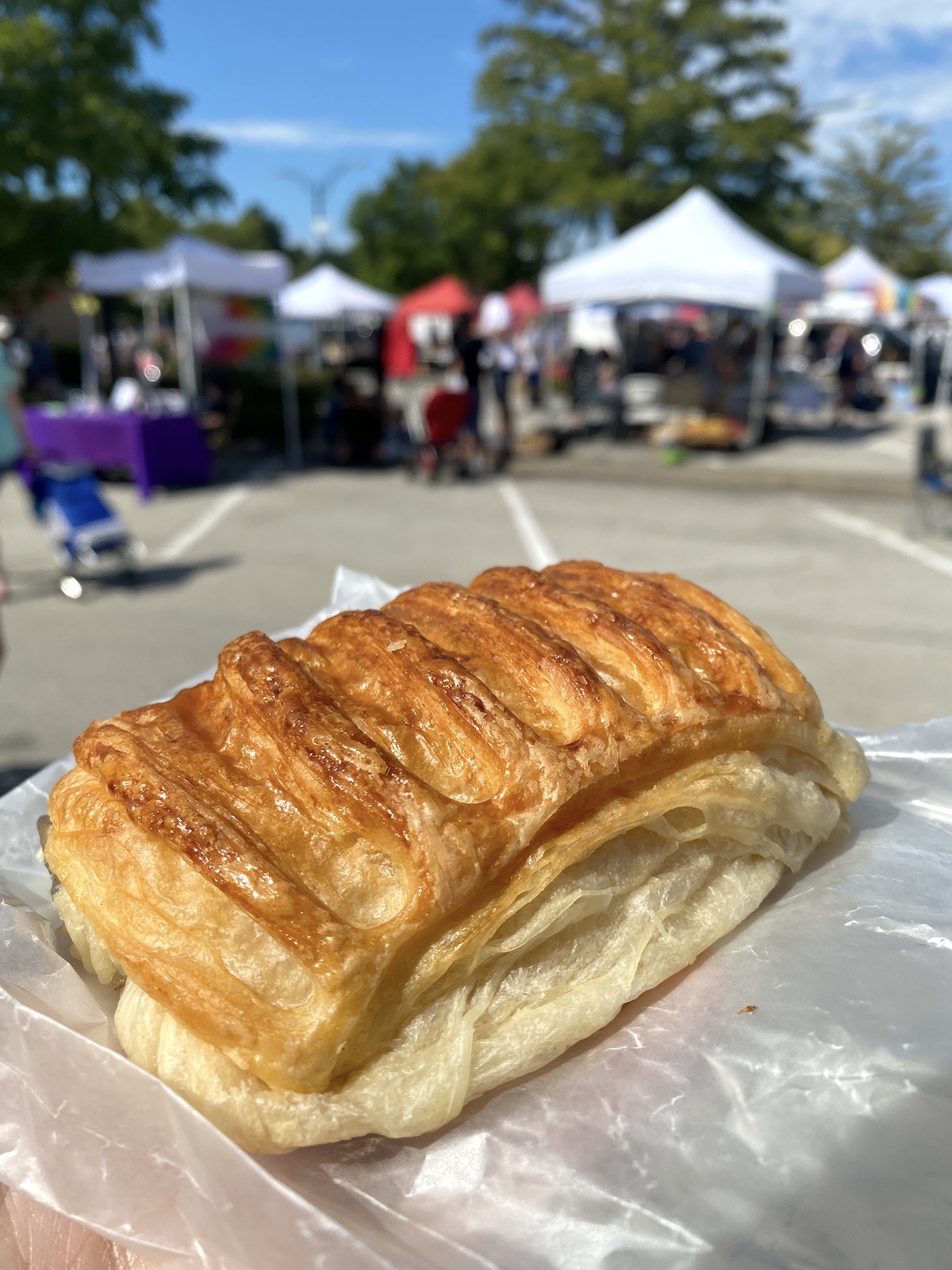 Pastry at Urbana's Market at the Square in Urbana, Illinois