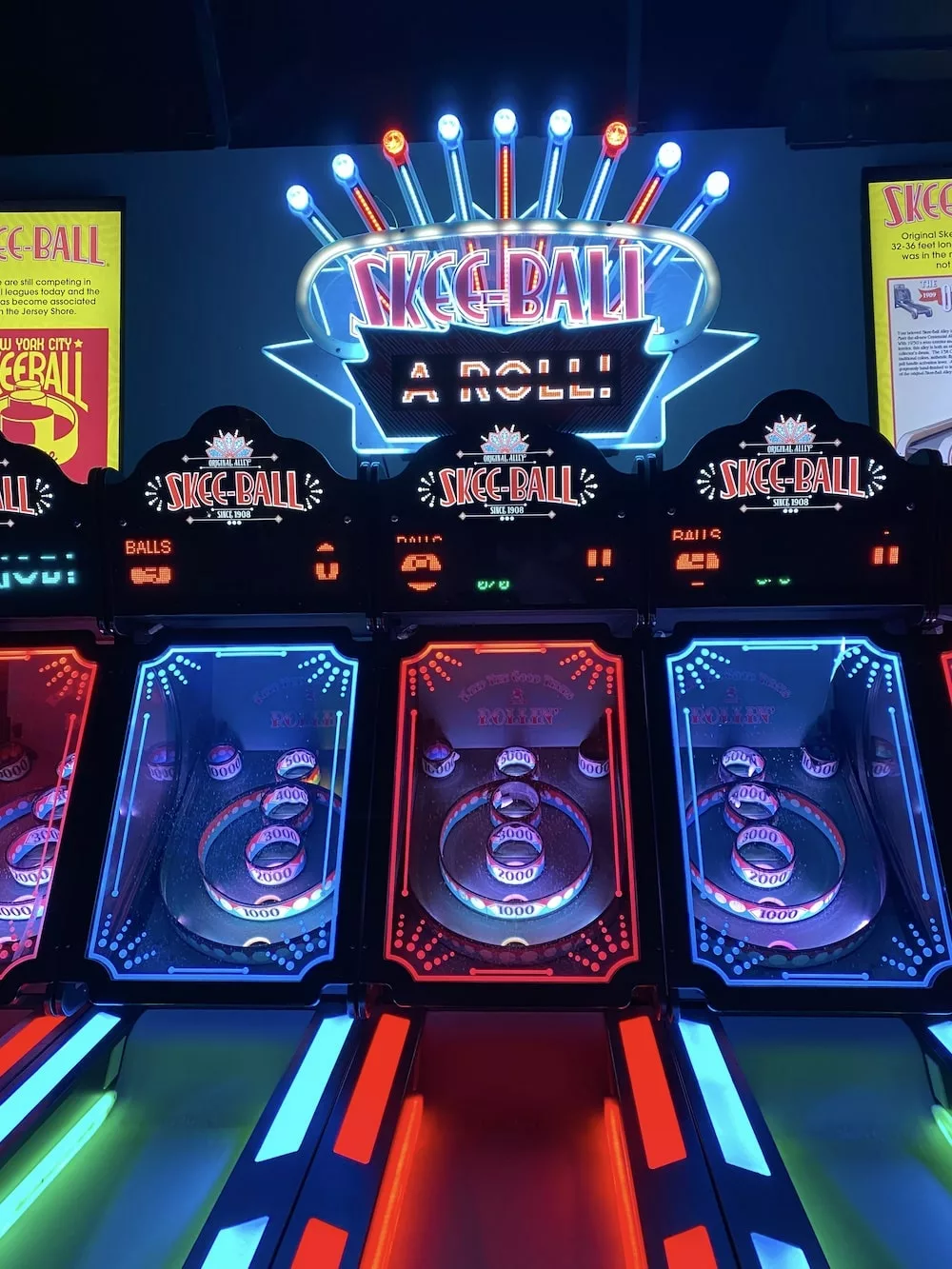 Skeeball games at Beyond the Lens! Techno-Tainment in Branson, Missouri