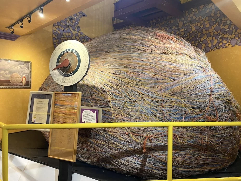 World's Largest Ball of String at Ripley's Odditorium in Branson, Missouri