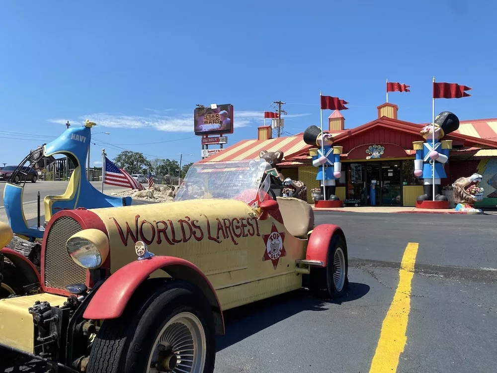 Exterior of the World's Largest Toy Museum in Branson, Missouri