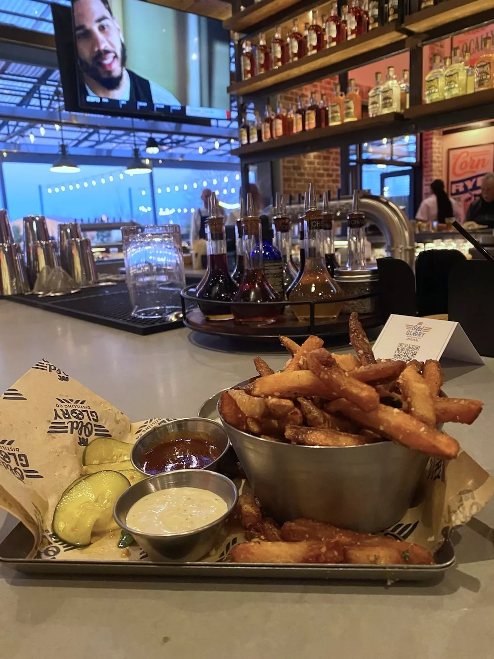 Duck Fat Fries at Old Glory Restaurant & Silo Park in Clarksville, Tennessee