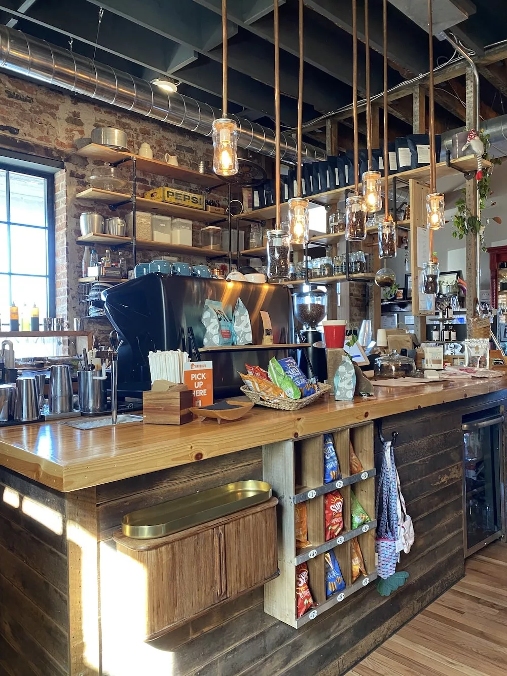 Coffee bar at The Sanctuary on Main in Clarksville, Tennessee