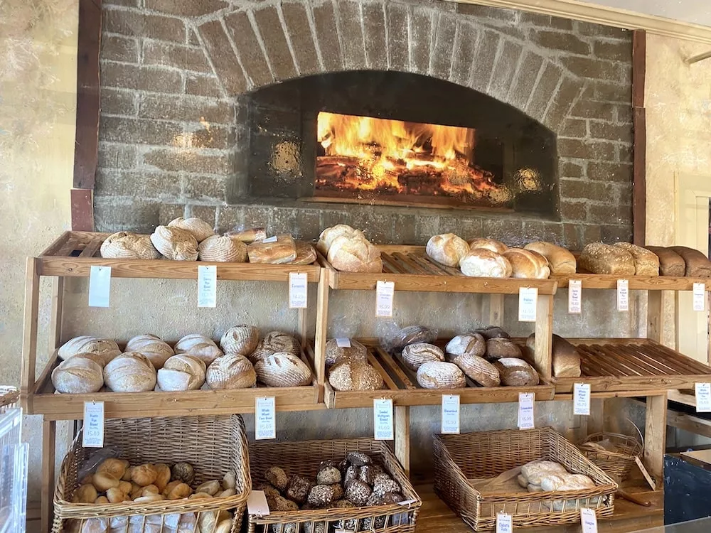 Display of breads at Silke's Old World Breads in Clarksville, Tennessee
